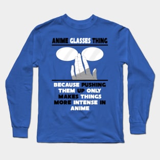 The Anime Glasses Thing Long Sleeve T-Shirt